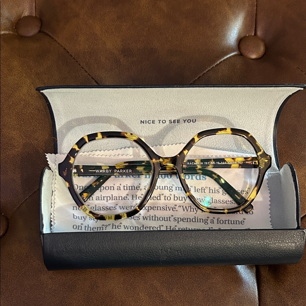 Warby Parker Round Tortoise Glasses